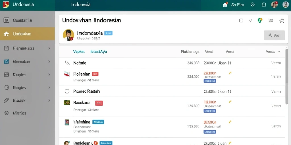 Tampilan antarmuka yang ramah pengguna.