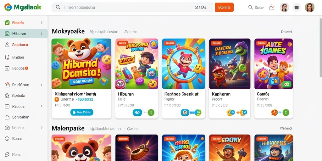 Tampilan awal aplikasi yang menarik dan mudah digunakan.
