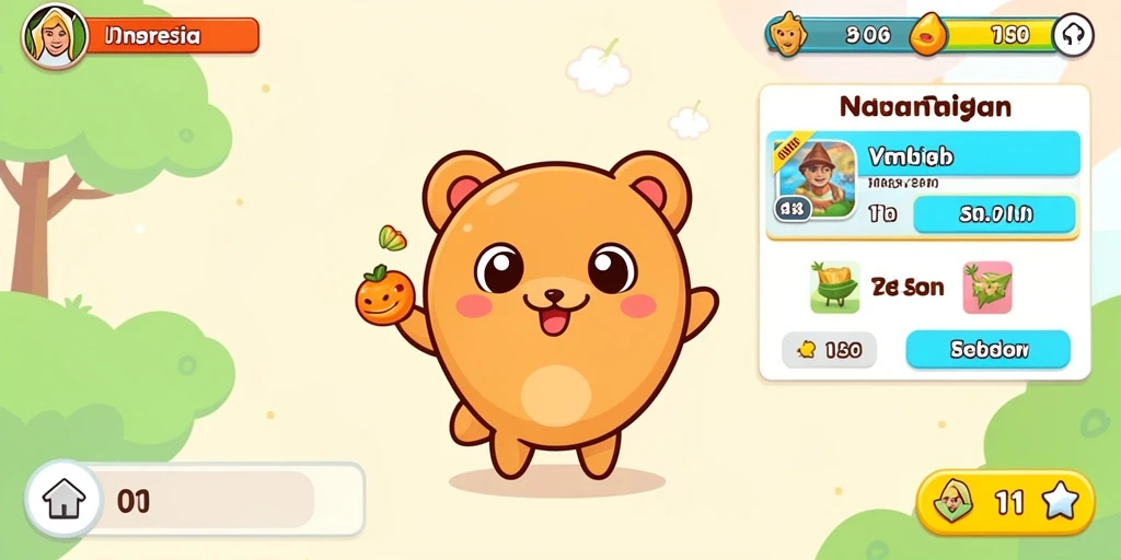 Tampilan awal game KOMEDI77 yang menarik.