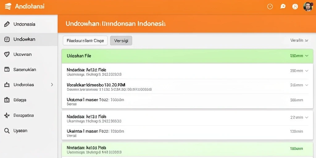 Tampilan antarmuka pengguna yang bersih dan menarik.