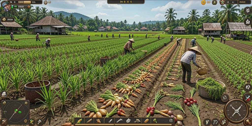 Tangkapan layar menampilkan aksi seru pertarungan karakter.