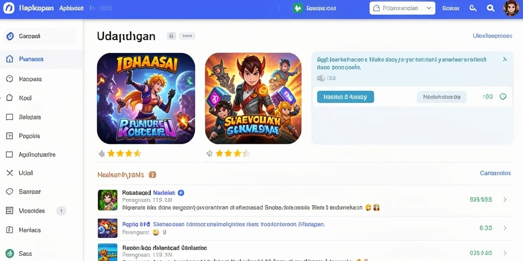 Tampilan antarmuka yang menarik dan mudah digunakan.