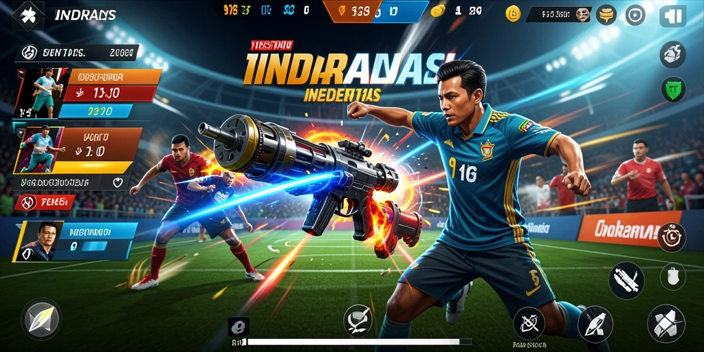 Tampilan awal game yang menarik dan penuh warna.